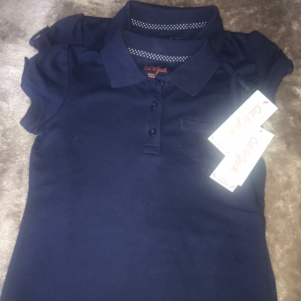 Cat & Jack girl’s uniform polo shirts